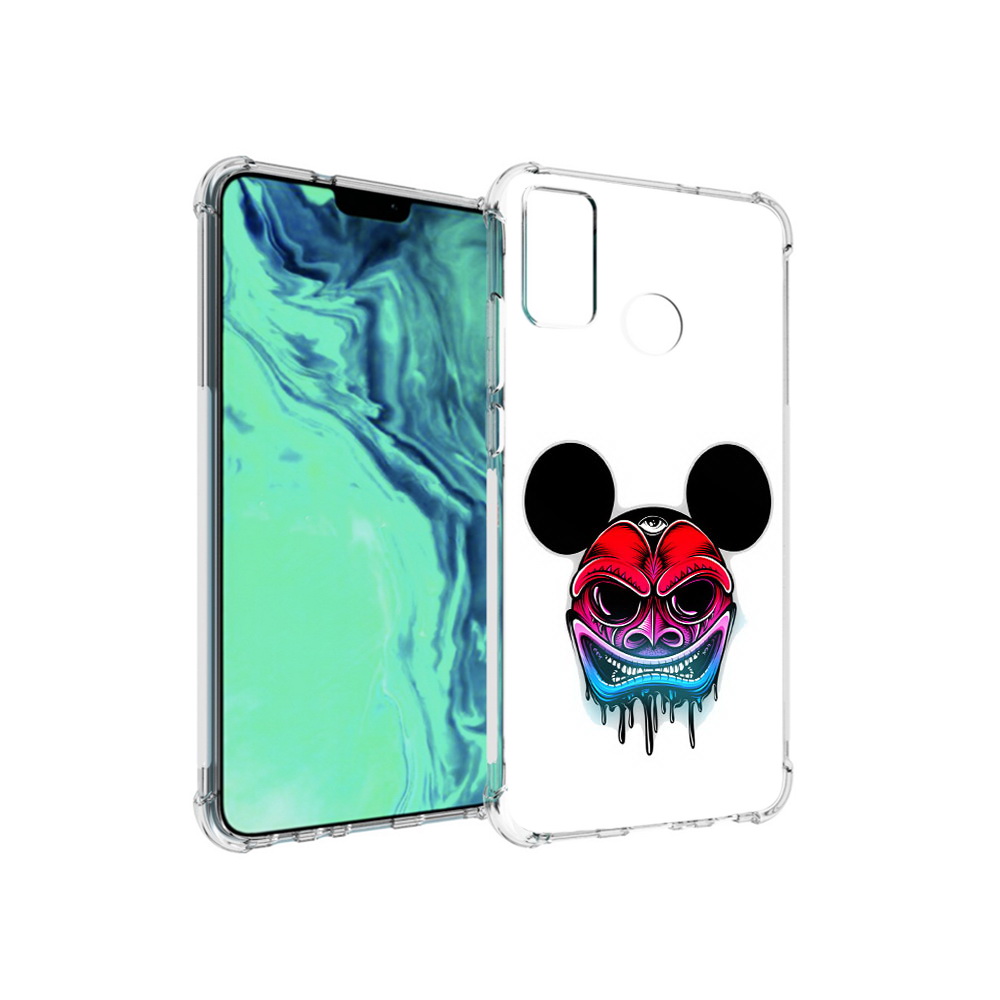 Чехол MyPads Tocco для Huawei 9X Lite микки в маске, Прозрачный, Tocco 
Чехол MyPads Tocco для Huawei 9X Lite микки в маске, Прозрачный, Tocco