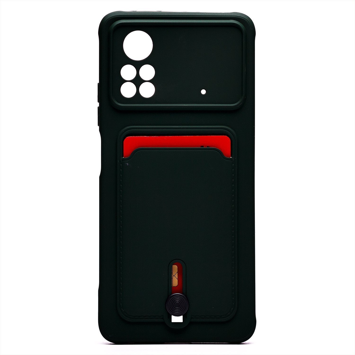 Чехол для Xiaomi Redmi Note 11 Pro, Redmi Note 11 Pro 5G силиконовый с картхолдером, Зеленый, Xiaomi Redmi Note 11 Pro 5G
Чехол для Xiaomi Redmi Note 11 Pro, Redmi Note 11 Pro 5G силиконовый с картхолдером, Зеленый, Xiaomi Redmi Note 11 Pro 5G