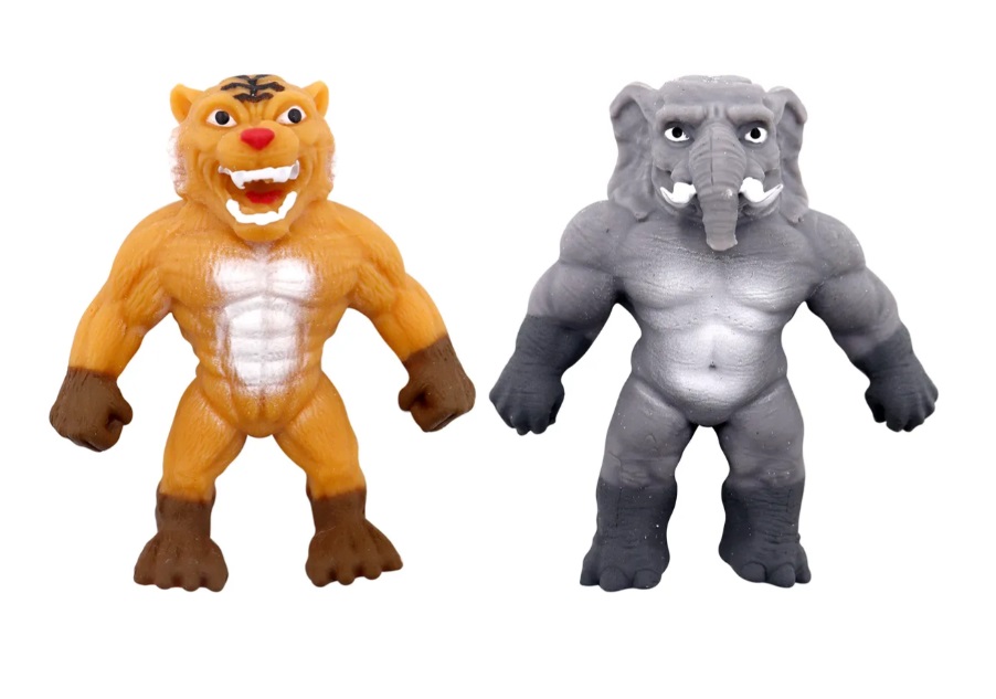 Фигурки-тянучки Stretchapalz ANIMALS, Животные 8 см, 2 героя в наборе, Слон и Тигр, 204513-1
Фигурки-тянучки Stretchapalz ANIMALS, Животные 8 см, 2 героя в наборе, Слон и Тигр, 204513-1