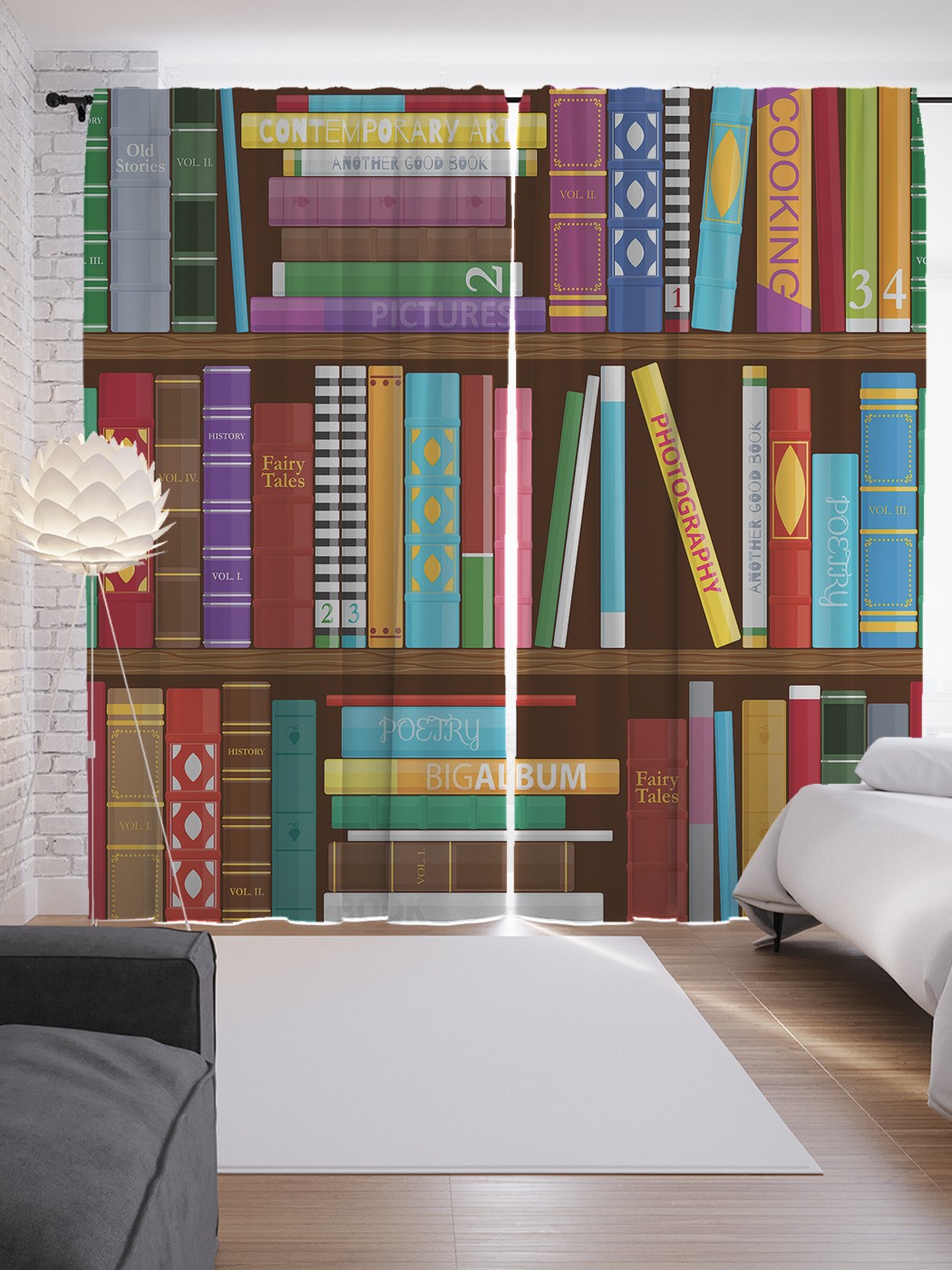 Шторы с фотопечатью JoyArty "Полки с книгами" из сатена, 290х265 см, Полки с книгами
Шторы с фотопечатью JoyArty "Полки с книгами" из сатена, 290х265 см, Полки с книгами
