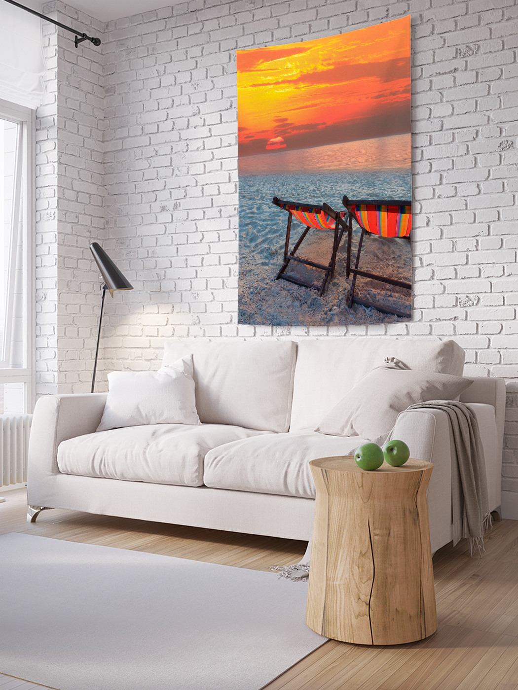 Вертикальное фотопанно на стену JoyArty Два лежака на берегу 100x150 см, Два лежака на берегу
Вертикальное фотопанно на стену JoyArty Два лежака на берегу 100x150 см, Два лежака на берегу