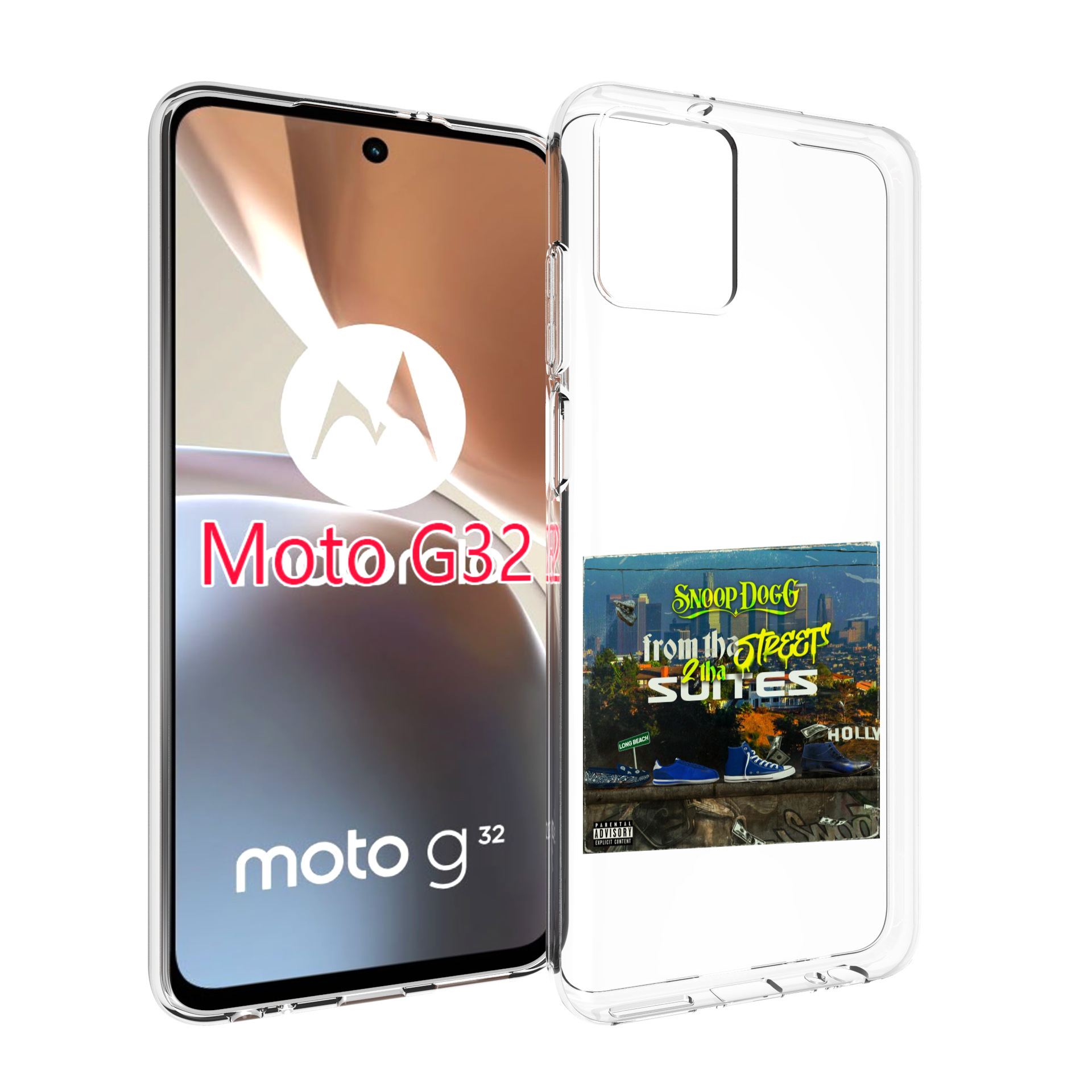 Чехол MyPads Snoop Dogg FROM THE STREET 2 THA SUITES для Motorola Moto G32, Прозрачный, Tocco
Чехол MyPads Snoop Dogg FROM THE STREET 2 THA SUITES для Motorola Moto G32, Прозрачный, Tocco
