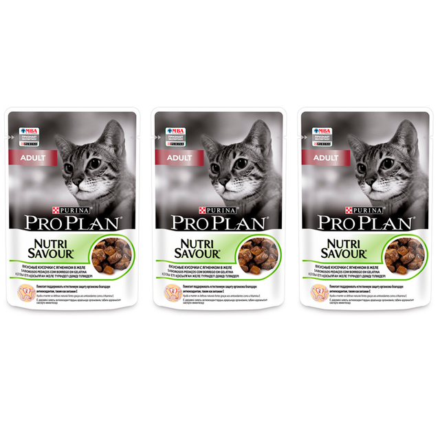 Влажный корм для кошек Pro Plan кусочки с ягненком в желе, 3 шт по 85 г, кусочки с ягненком в желе
Влажный корм для кошек Pro Plan кусочки с ягненком в желе, 3 шт по 85 г, кусочки с ягненком в желе