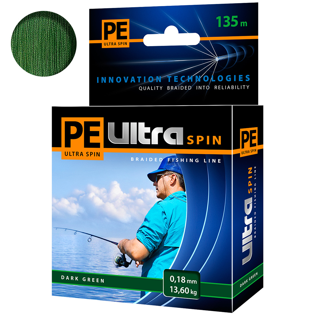 Плетеный Шнур Для Рыбалки Aqua Pe Ultra Spin Dark Green 0,18mm 135m, Зеленый, PE ULTRA SPIN
Плетеный Шнур Для Рыбалки Aqua Pe Ultra Spin Dark Green 0,18mm 135m, Зеленый, PE ULTRA SPIN