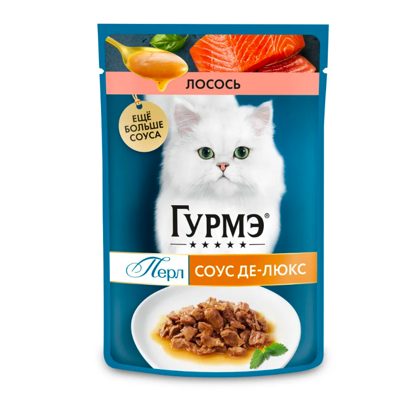 Влажный корм для кошек Гурмэ Перл Соус Де-люкс с лососем в роскошном соусе 9 шт по 75 г, Перл Соус Де-люкс
Влажный корм для кошек Гурмэ Перл Соус Де-люкс с лососем в роскошном соусе 9 шт по 75 г, Перл Соус Де-люкс