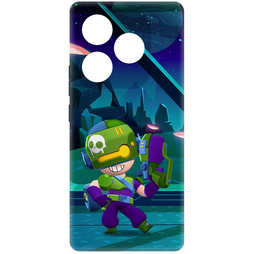 Чехол-накладка Krutoff Soft Case Brawl Stars - Контрабандистка Пенни для Itel S23+ черный
Чехол-накладка Krutoff Soft Case Brawl Stars - Контрабандистка Пенни для Itel S23+ черный