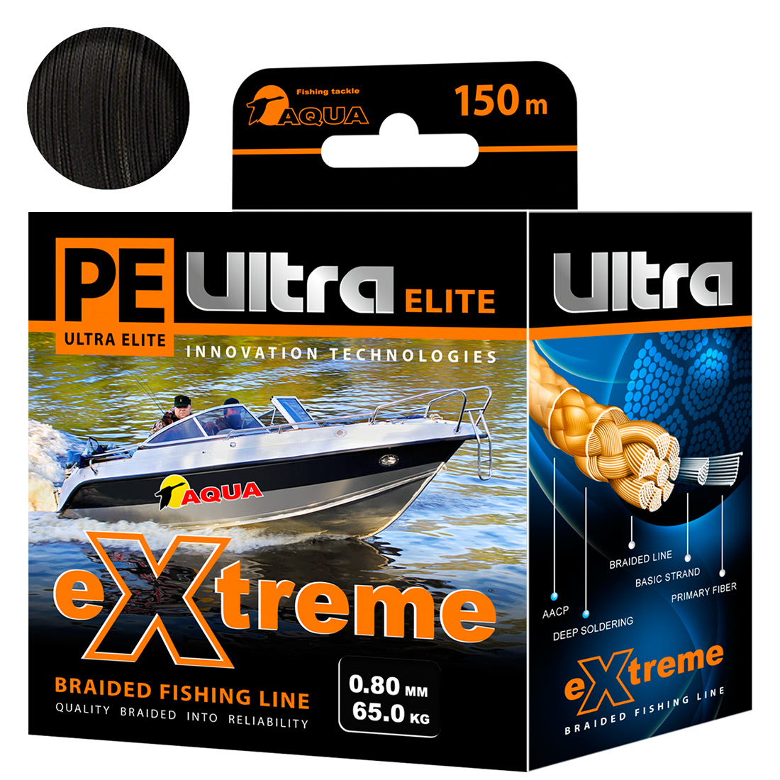 Плетеный Шнур Для Рыбалки Aqua Pe Ultra Extreme 0,80mm (Цвет Черный) 150m, PE ULTRA EXTREME
Плетеный Шнур Для Рыбалки Aqua Pe Ultra Extreme 0,80mm (Цвет Черный) 150m, PE ULTRA EXTREME