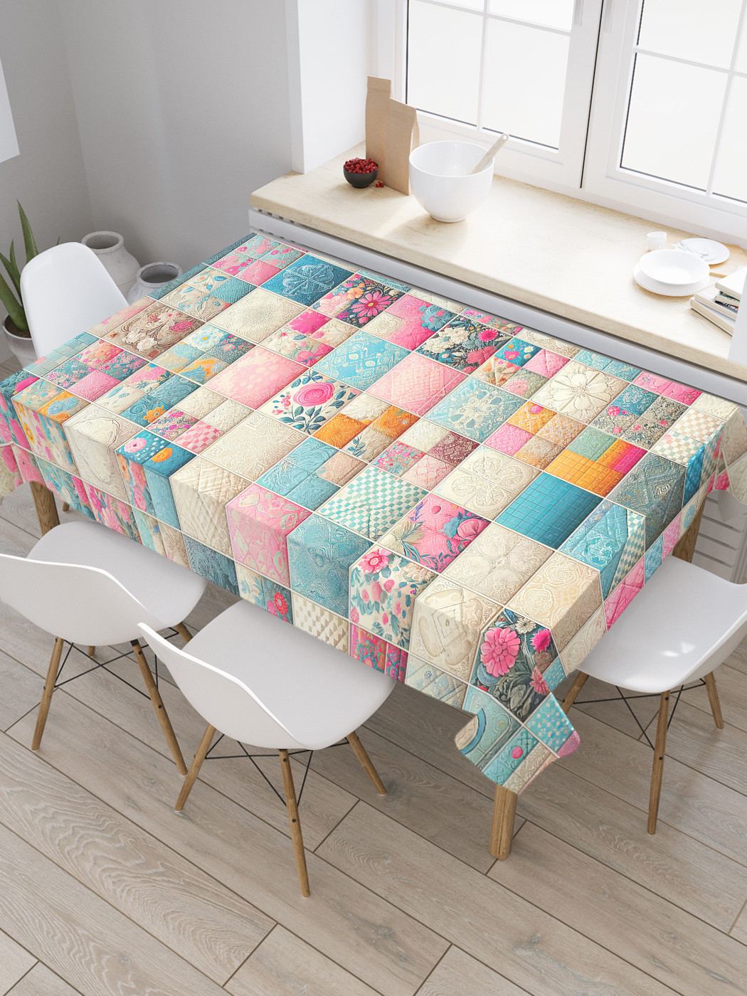 Скатерть JoyArty Цветочная плитка 180х145, tc_sd2268_180x145, Розовый, Цветочная плитка
Скатерть JoyArty Цветочная плитка 180х145, tc_sd2268_180x145, Розовый, Цветочная плитка