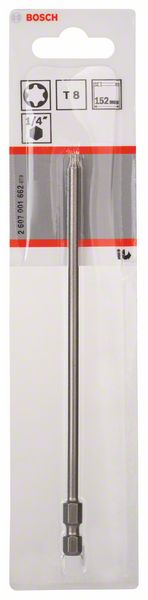 Бита для дрелей, шуруповертов Bosch 152мм TORX T8 XH 2607001662, tORX T8 XH 2607001662
Бита для дрелей, шуруповертов Bosch 152мм TORX T8 XH 2607001662, tORX T8 XH 2607001662