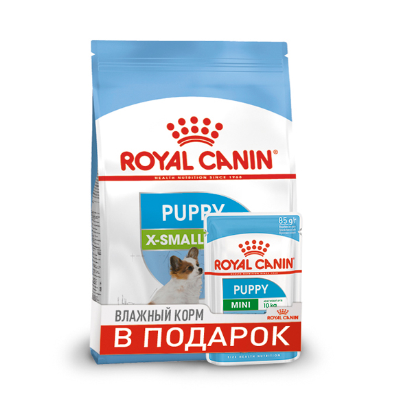 Комплект сухой корм для щенков ROYAL CANIN X-Small Puppy, 1,5кг + Mini Puppy 2х85г, Size Health Nutrition X-Small
Комплект сухой корм для щенков ROYAL CANIN X-Small Puppy, 1,5кг + Mini Puppy 2х85г, Size Health Nutrition X-Small