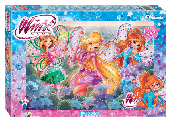 Пазл Step Puzzle winx 260 деталей
Пазл Step Puzzle winx 260 деталей