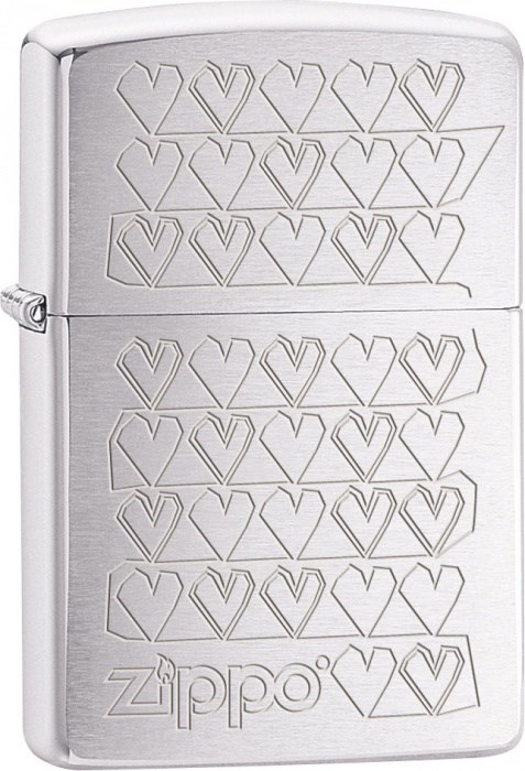 Бензиновая зажигалка Zippo Hearts 28788 Satin Chrome, Серебристый, Hearts 28788
Бензиновая зажигалка Zippo Hearts 28788 Satin Chrome, Серебристый, Hearts 28788