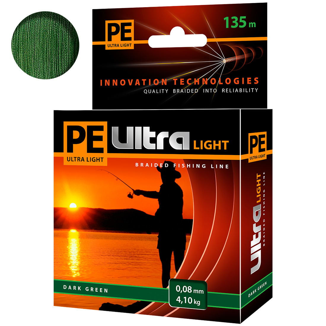 Плетеный Шнур Для Рыбалки Aqua Pe Ultra Light Dark Green 0,08mm 135m, Зеленый, PE ULTRA LIGHT
Плетеный Шнур Для Рыбалки Aqua Pe Ultra Light Dark Green 0,08mm 135m, Зеленый, PE ULTRA LIGHT