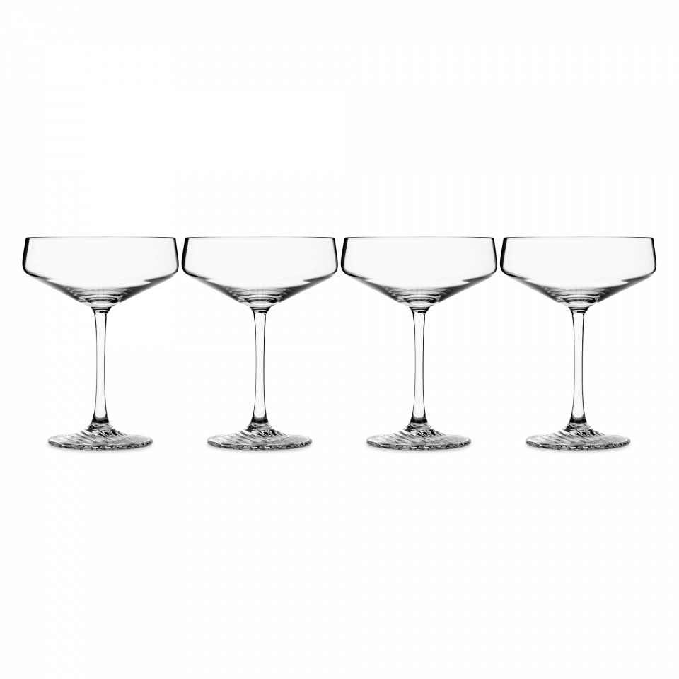Набор бокалов ZWIESEL GLAS в форме чаши для шампанского коктейля, 277 мл 4 шт Echo, Прозрачный
Набор бокалов ZWIESEL GLAS в форме чаши для шампанского коктейля, 277 мл 4 шт Echo, Прозрачный