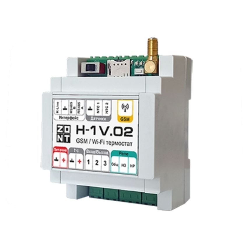 Отопительный контроллер Protherm ZONT H-1V.02 с GSM управлением ML00005454, Белый, SMART
Отопительный контроллер Protherm ZONT H-1V.02 с GSM управлением ML00005454, Белый, SMART