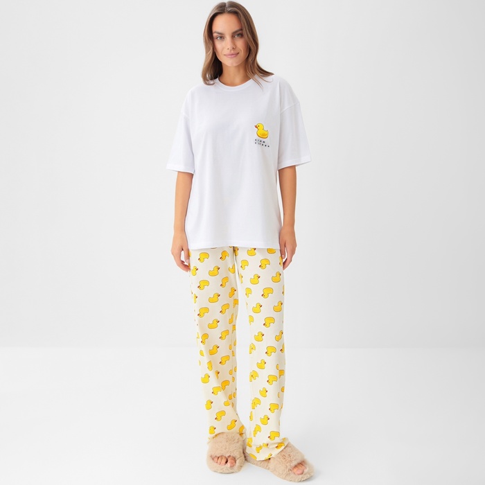 Пижама женская KAFTAN 10479975 белый/бежевый/желтый 48-50 RU, 10479975
Пижама женская KAFTAN 10479975 белый/бежевый/желтый 48-50 RU, 10479975