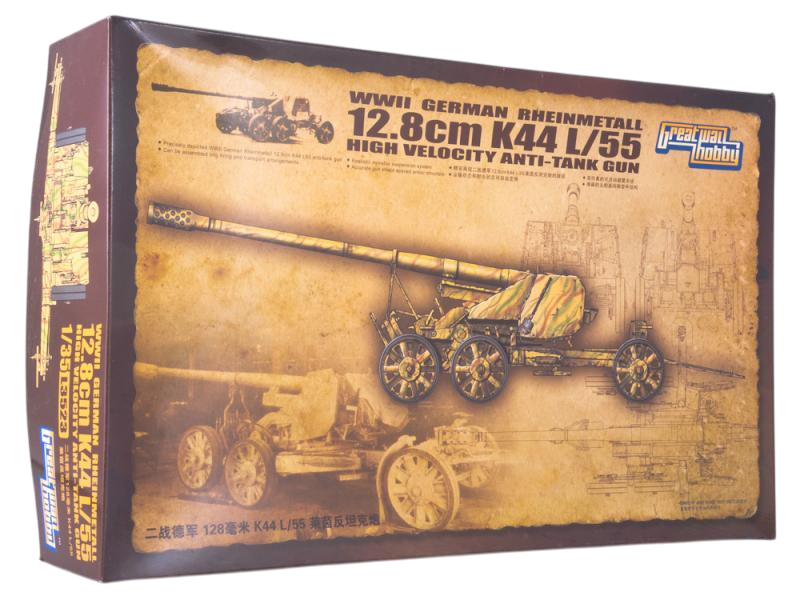 L3523 Сборная модель WWII German Rheinmetall 12.8cm K44 L/55 High Velocity Anti-Tank Gun
L3523 Сборная модель WWII German Rheinmetall 12.8cm K44 L/55 High Velocity Anti-Tank Gun