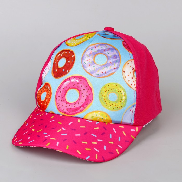 фото Кепка детская пончики, р-р. 54-58, 5-7 лет overhat kids