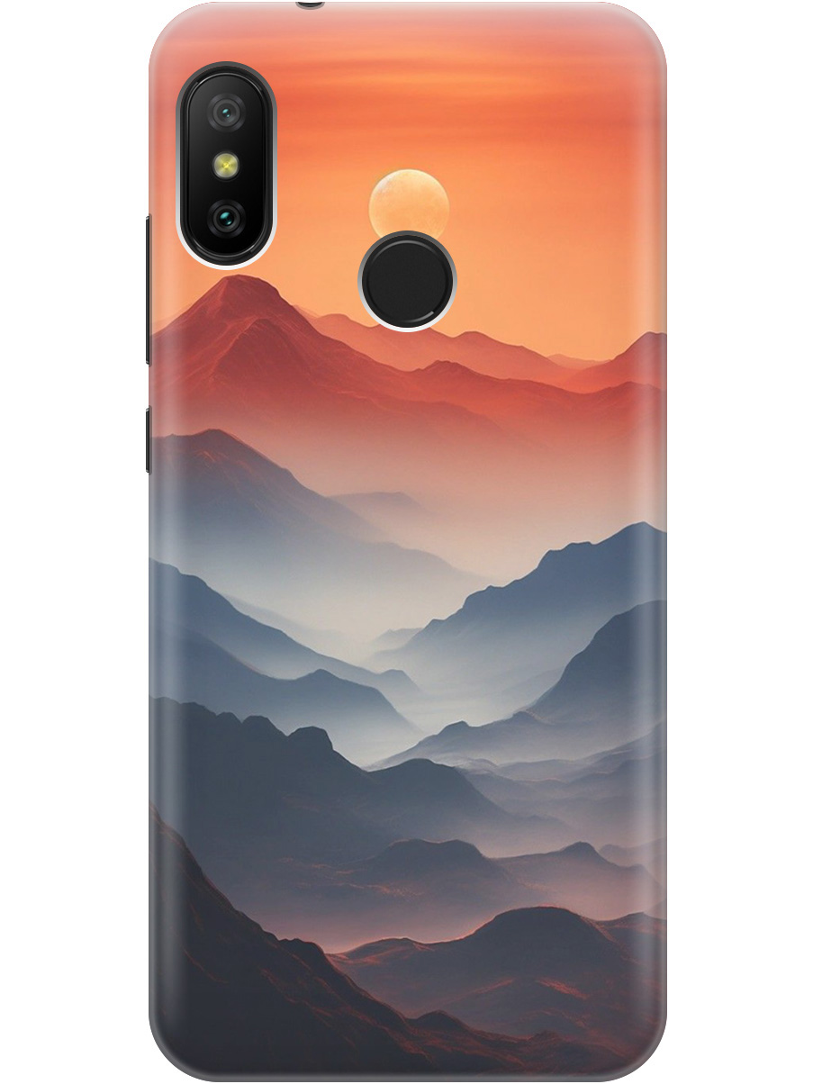 Силиконовый чехол на Xiaomi Mi A2 Lite / Redmi 6 Pro с принтом "Луна над горами", Прозрачный;оранжевый;черный, 718586910
Силиконовый чехол на Xiaomi Mi A2 Lite / Redmi 6 Pro с принтом "Луна над горами", Прозрачный;оранжевый;черный, 718586910