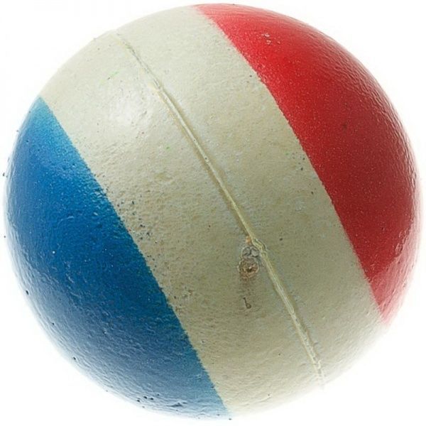 фото Апорт для собак hello pet мяч pepsi, красный, синий, белый, длина 6.3 см
