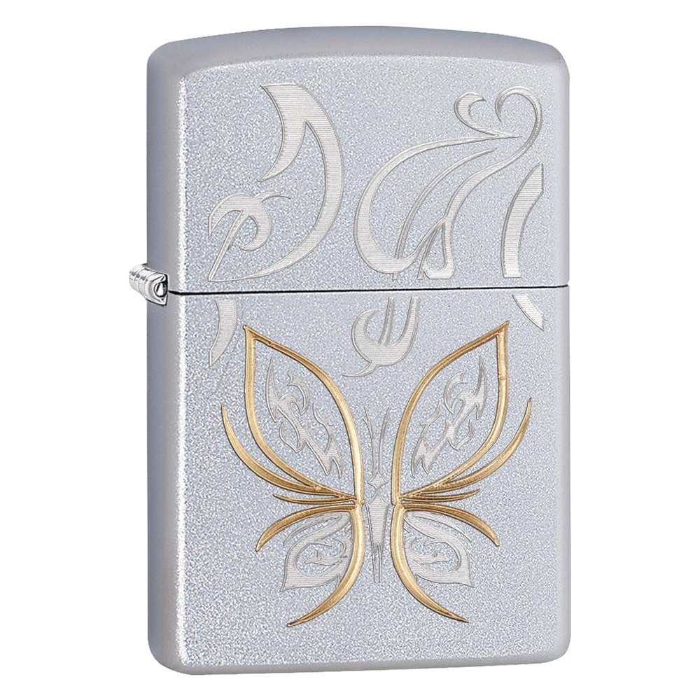Бензиновая зажигалка Zippo Golden Butterfly Satin Chrome, Серебристый, Golden Butterfly
Бензиновая зажигалка Zippo Golden Butterfly Satin Chrome, Серебристый, Golden Butterfly
