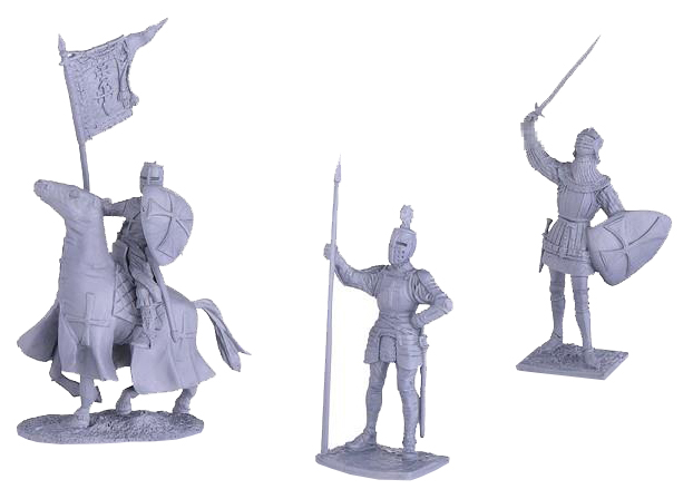 фото Биплант игровой набор крестоносцы №1 с лошадью, арт. 12058