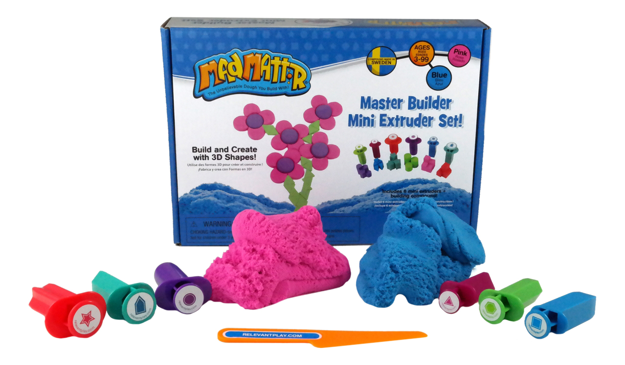 Набор для лепки из пластилина MAD MATTR Master Builder Mini Extruder Set 220-104, Master Builder Mini Extruder Set
Набор для лепки из пластилина MAD MATTR Master Builder Mini Extruder Set 220-104, Master Builder Mini Extruder Set