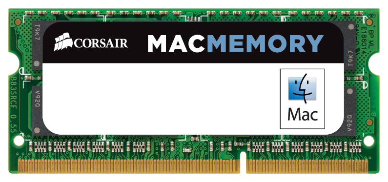 Оперативная память Corsair 4Gb DDR-III 1333MHz SO-DIMM (CMSA4GX3M1A1333C9), Mac Memory
Оперативная память Corsair 4Gb DDR-III 1333MHz SO-DIMM (CMSA4GX3M1A1333C9), Mac Memory