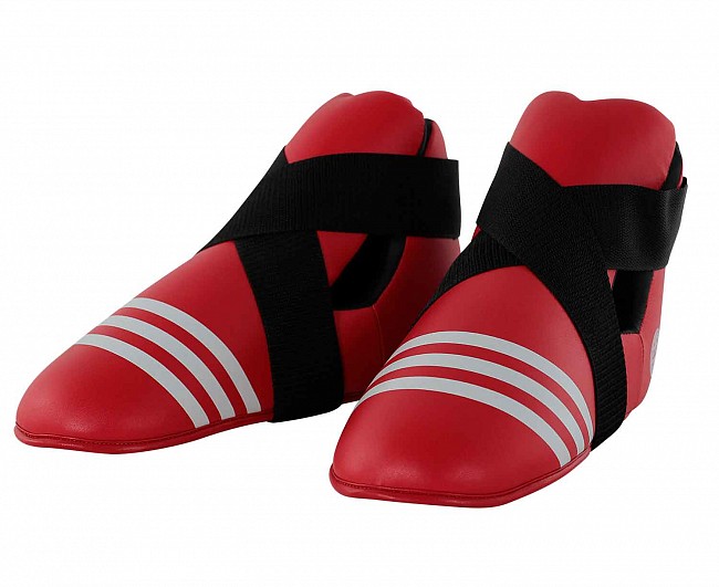 фото Защита стопы adidas wako kickboxing safety boots красная l
