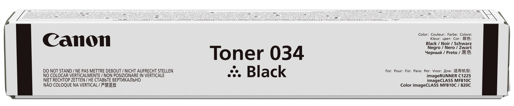 фото Тонер для лазерного принтера canon c-exv034 черный, оригинал