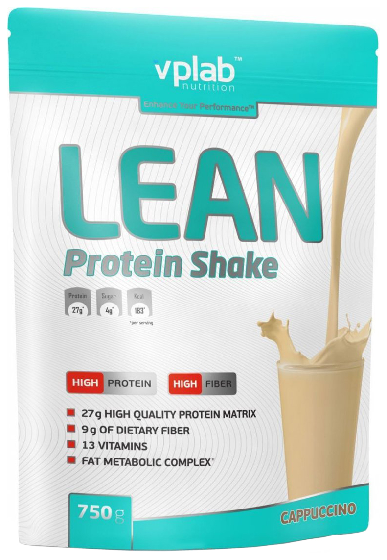 фото Протеин vplab lean protein shake, 750 г, cappuccino