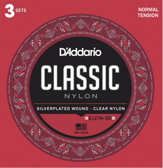 фото Струны для классической гитары d addario ej27 n-3d d'addario
