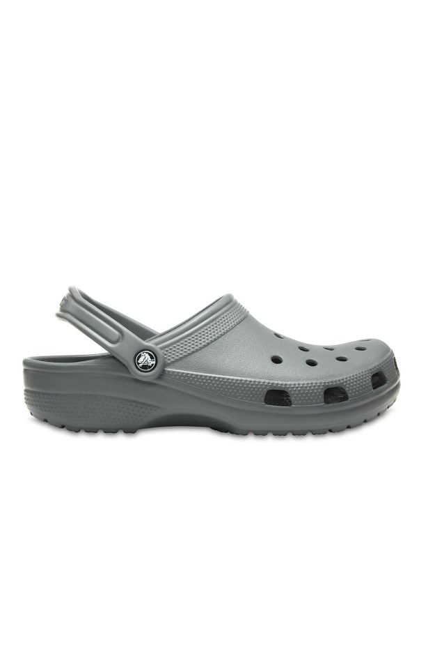 фото Сланцы мужские crocs classic-7 серые 41.5 ru