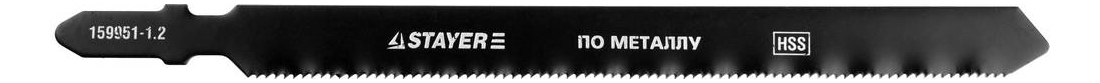 Пилка по металлу для лобзика Stayer 159951-1.2_z01, Полотна Stayer 'PROFI', T318A, для эл/лобзика, HSS, по металлу (1-3мм), EU-хвост., шаг 1,2мм, 106мм, 2шт
Пилка по металлу для лобзика Stayer 159951-1.2_z01, Полотна Stayer 'PROFI', T318A, для эл/лобзика, HSS, по металлу (1-3мм), EU-хвост., шаг 1,2мм, 106мм, 2шт