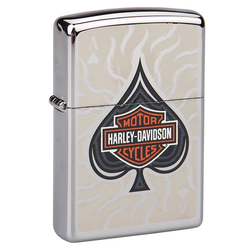 Бензиновая зажигалка Zippo Harley Davidson Ace Shield High Polish Chrome, Harley Davidson Ace Shield
Бензиновая зажигалка Zippo Harley Davidson Ace Shield High Polish Chrome, Harley Davidson Ace Shield