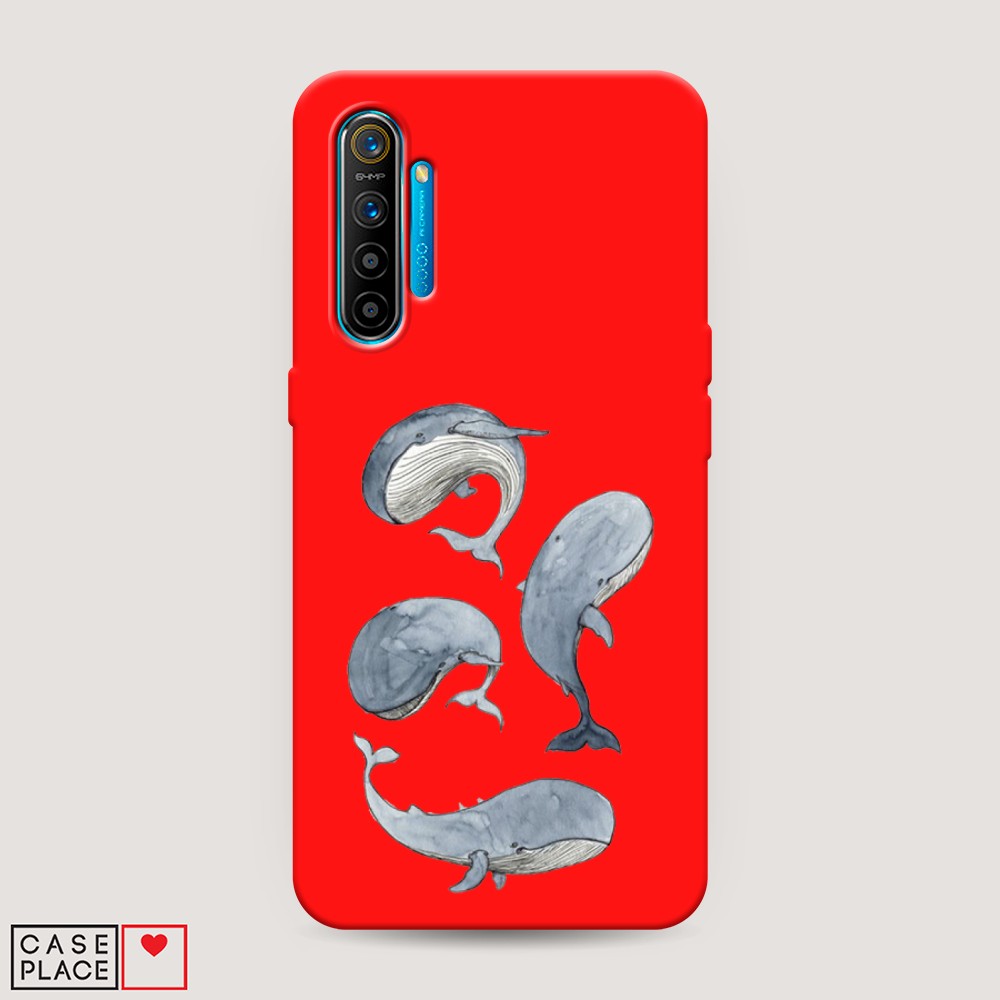 Чехол Awog на Realme XT "Киты", Разноцветный, 251453-1 
Чехол Awog на Realme XT "Киты", Разноцветный, 251453-1