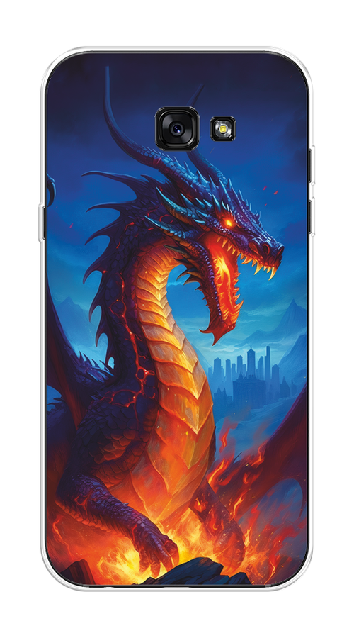 Чехол на Samsung Galaxy A7 2017 "Дракон над лавой", Оранжевый;коричневый;синий, 20950-1
Чехол на Samsung Galaxy A7 2017 "Дракон над лавой", Оранжевый;коричневый;синий, 20950-1