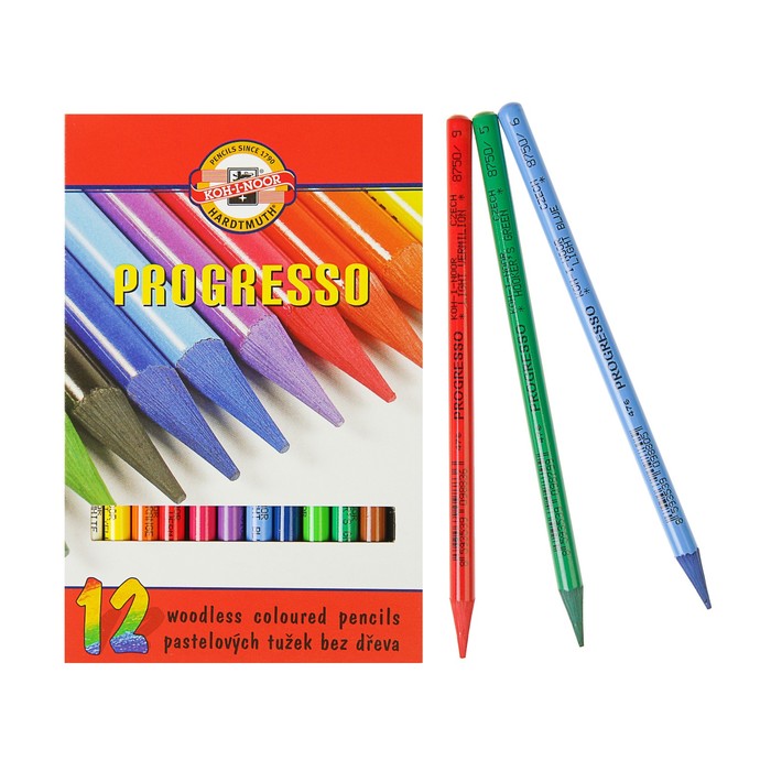 Карандаши художественные 12ов, Koh-I-Noor PROGRESSO 8756,ные, цельнографитные, в картонной, Разноцветные
Карандаши художественные 12ов, Koh-I-Noor PROGRESSO 8756,ные, цельнографитные, в картонной, Разноцветные