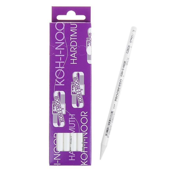 Карандашной цельнографитовый 7.1 мм Koh-I-Noor 8750/003 Progresso, в лаке белый, L=153 мм
Карандашной цельнографитовый 7.1 мм Koh-I-Noor 8750/003 Progresso, в лаке белый, L=153 мм