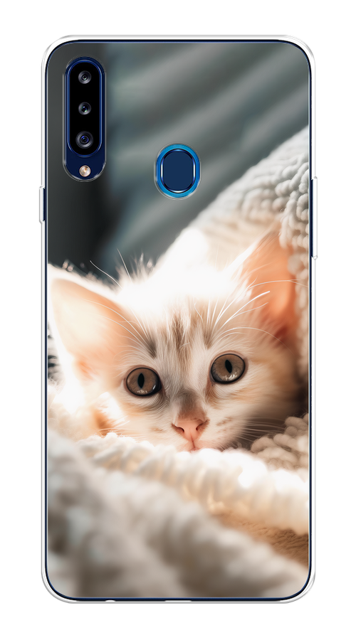 Чехол на Samsung Galaxy A20s "Белый шкодливый котенок", Серый;белый;бежевый;оранжевый, 2100850-1
Чехол на Samsung Galaxy A20s "Белый шкодливый котенок", Серый;белый;бежевый;оранжевый, 2100850-1