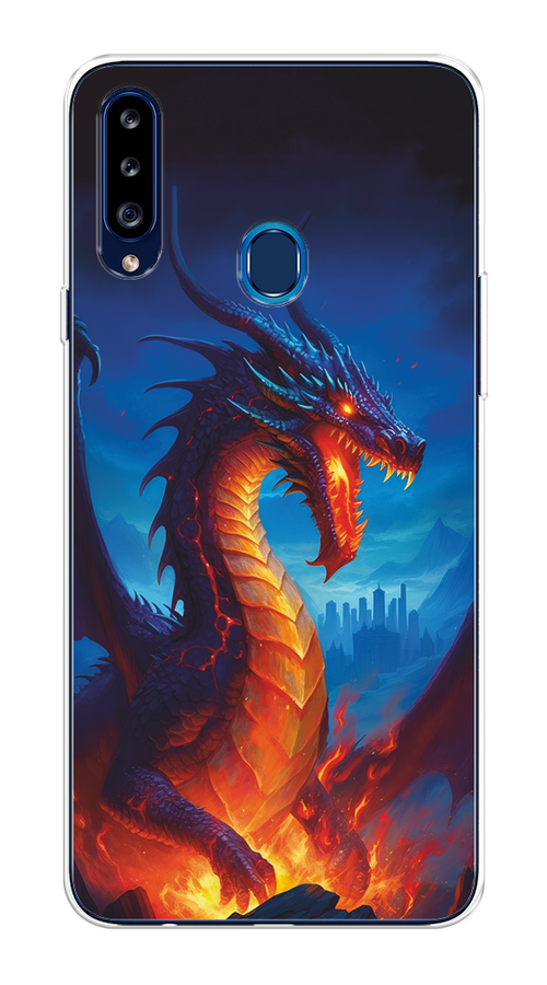 Чехол на Samsung Galaxy A20s "Дракон над лавой", Оранжевый;коричневый;синий, 2100850-1
Чехол на Samsung Galaxy A20s "Дракон над лавой", Оранжевый;коричневый;синий, 2100850-1
