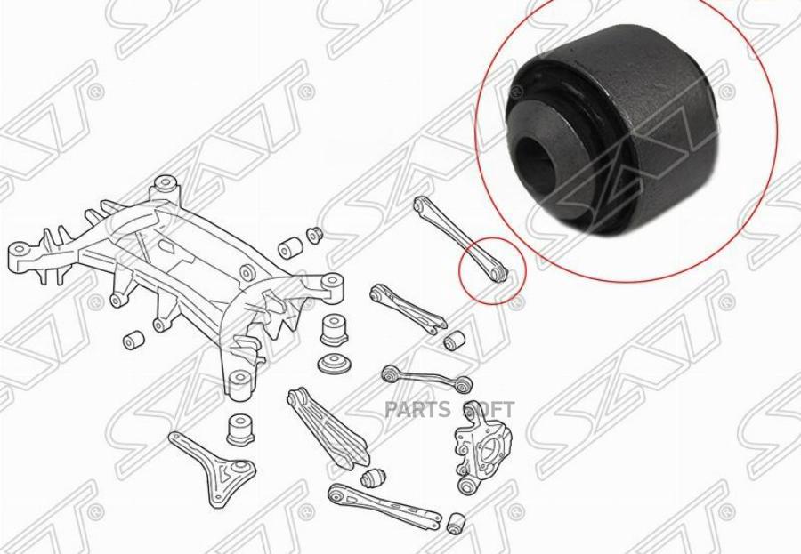 SAT ST-33326788549-B2 Сайлентблок задней нижней поперечной тяги BMW X3 F25 09-/X4 F26 14-
SAT ST-33326788549-B2 Сайлентблок задней нижней поперечной тяги BMW X3 F25 09-/X4 F26 14-