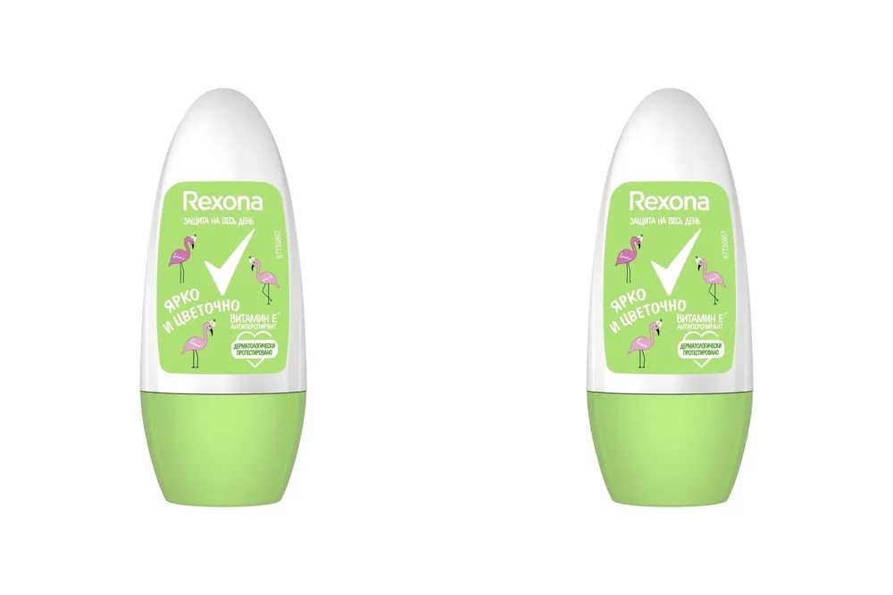 фото Део-шарик rexona ярко и цветочно, 50 мл, 2 шт
