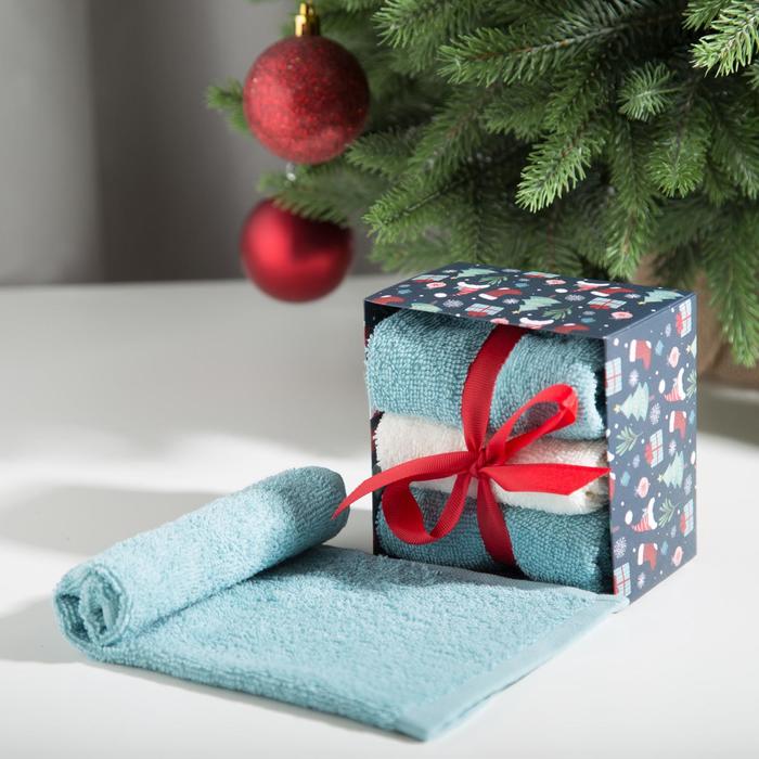 Набор махровых полотенец Этель «Новогодние забавы» 30х30 см - 3 шт, хлопок 340гр/м2
Набор махровых полотенец Этель «Новогодние забавы» 30х30 см - 3 шт, хлопок 340гр/м2