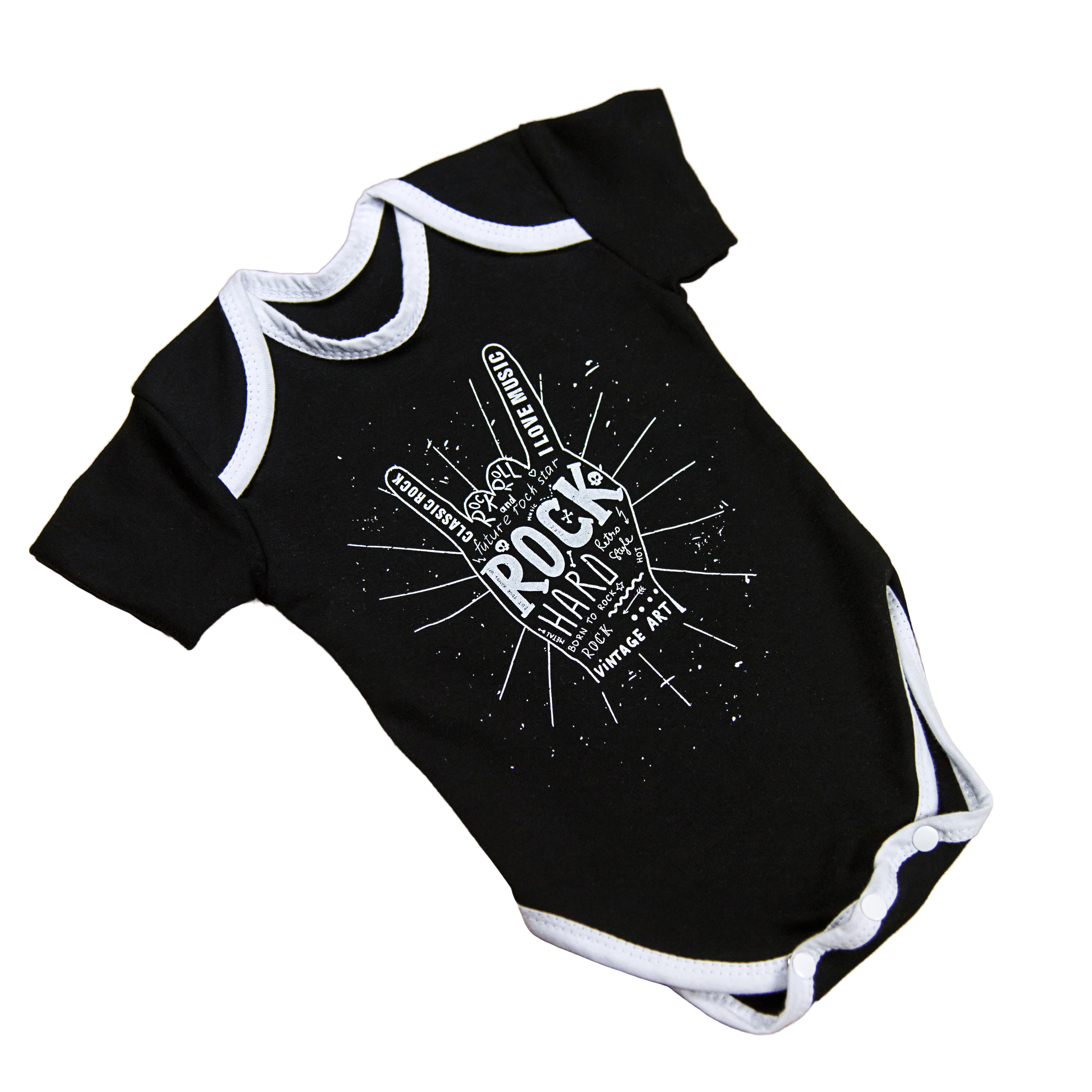 Боди детское с коротким рукавом Amarobaby (ROCK BABY 02 ROCK HARD) черный 56, AMARO-ODR10
Боди детское с коротким рукавом Amarobaby (ROCK BABY 02 ROCK HARD) черный 56, AMARO-ODR10