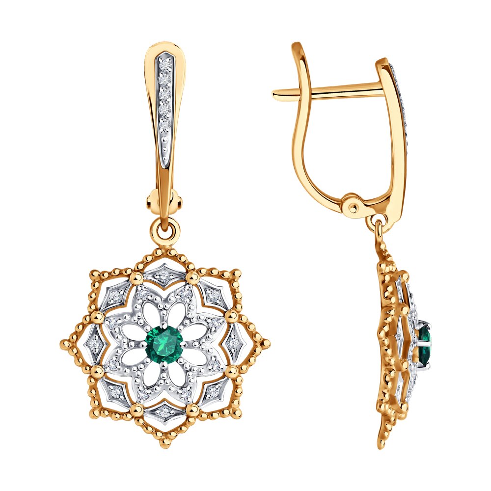 Серьги подвески из красного золота Diamant 51-221-02410-1, бриллиант/изумруд, 51-221-02410-1
Серьги подвески из красного золота Diamant 51-221-02410-1, бриллиант/изумруд, 51-221-02410-1