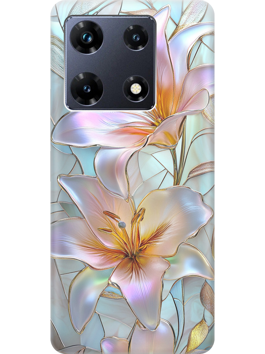 Силиконовый чехол на Infinix Note 30 Pro с принтом "Витраж с лилиями", Прозрачный;белый;голубой;розовый, 773942823
Силиконовый чехол на Infinix Note 30 Pro с принтом "Витраж с лилиями", Прозрачный;белый;голубой;розовый, 773942823