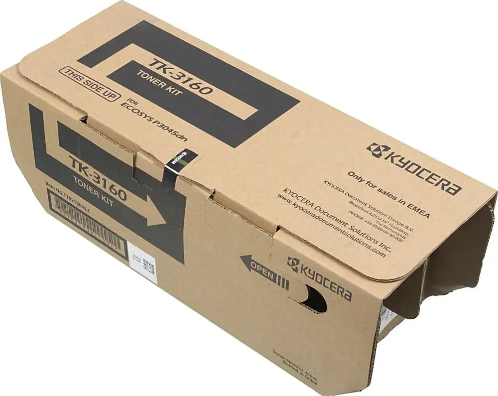 Картридж для лазерного принтера Kyocera TK-3160 (473774) черный, оригинальный, TK-3160
Картридж для лазерного принтера Kyocera TK-3160 (473774) черный, оригинальный, TK-3160
