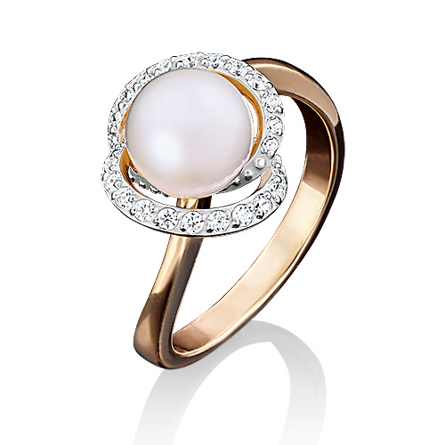 Кольцо из золота с фианитом/жемчугом р. 17,5 PLATINA jewelry 01-4391-00-302-1110-23, 01-4391-00-302-1110-23
Кольцо из золота с фианитом/жемчугом р. 17,5 PLATINA jewelry 01-4391-00-302-1110-23, 01-4391-00-302-1110-23