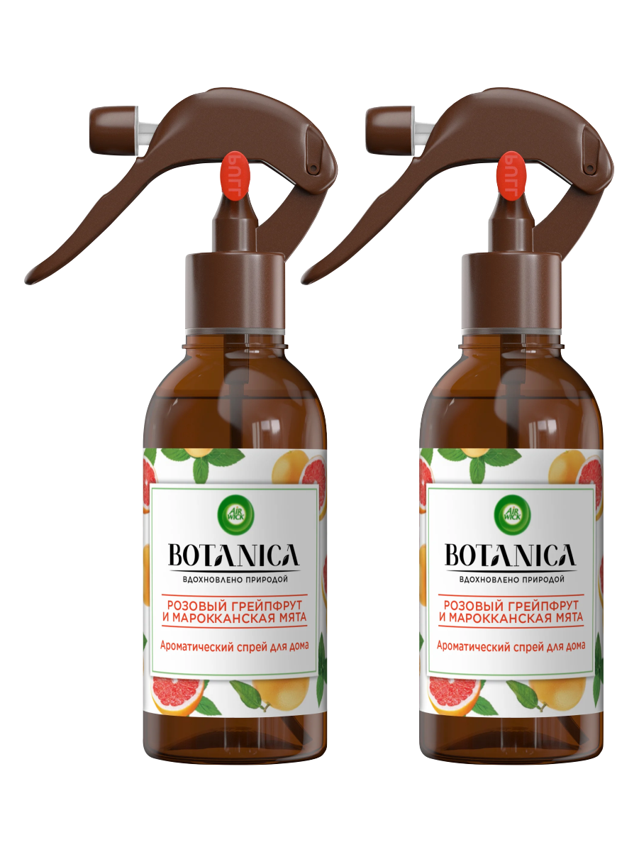 Комплект Air Wick Аромат спрей Botanica Розовый грейпфрут и марокканская мята 236 мл х 2, Комплект Аромат. спрей для дома Air Wick Botanica Розовый грейпфрут и марокканская мята 236 мл х 2шт
Комплект Air Wick Аромат спрей Botanica Розовый грейпфрут и марокканская мята 236 мл х 2, Комплект Аромат. спрей для дома Air Wick Botanica Розовый грейпфрут и марокканская мята 236 мл х 2шт